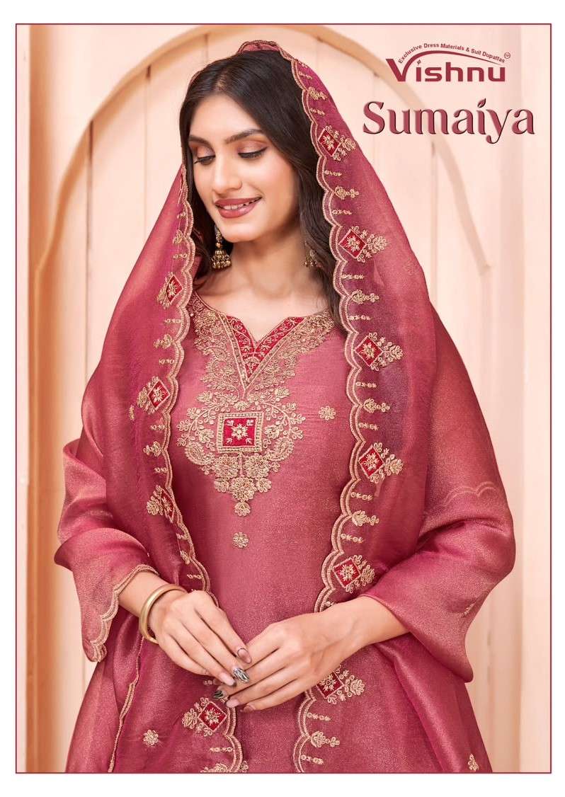 VISHNU SUMAIYA GABANA SILK SALWAR KAMEEZ COLLECTION TOP BRAND SURAT SUPPLIER