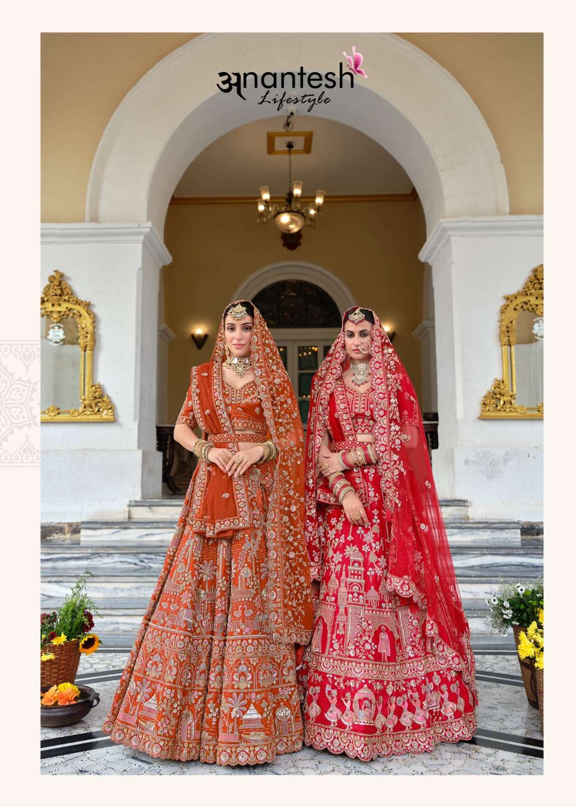 WEDDING BRIDE VOL 4 BY ANANTESH LIFESTYLE BRIDE WEAR MIRROR ...