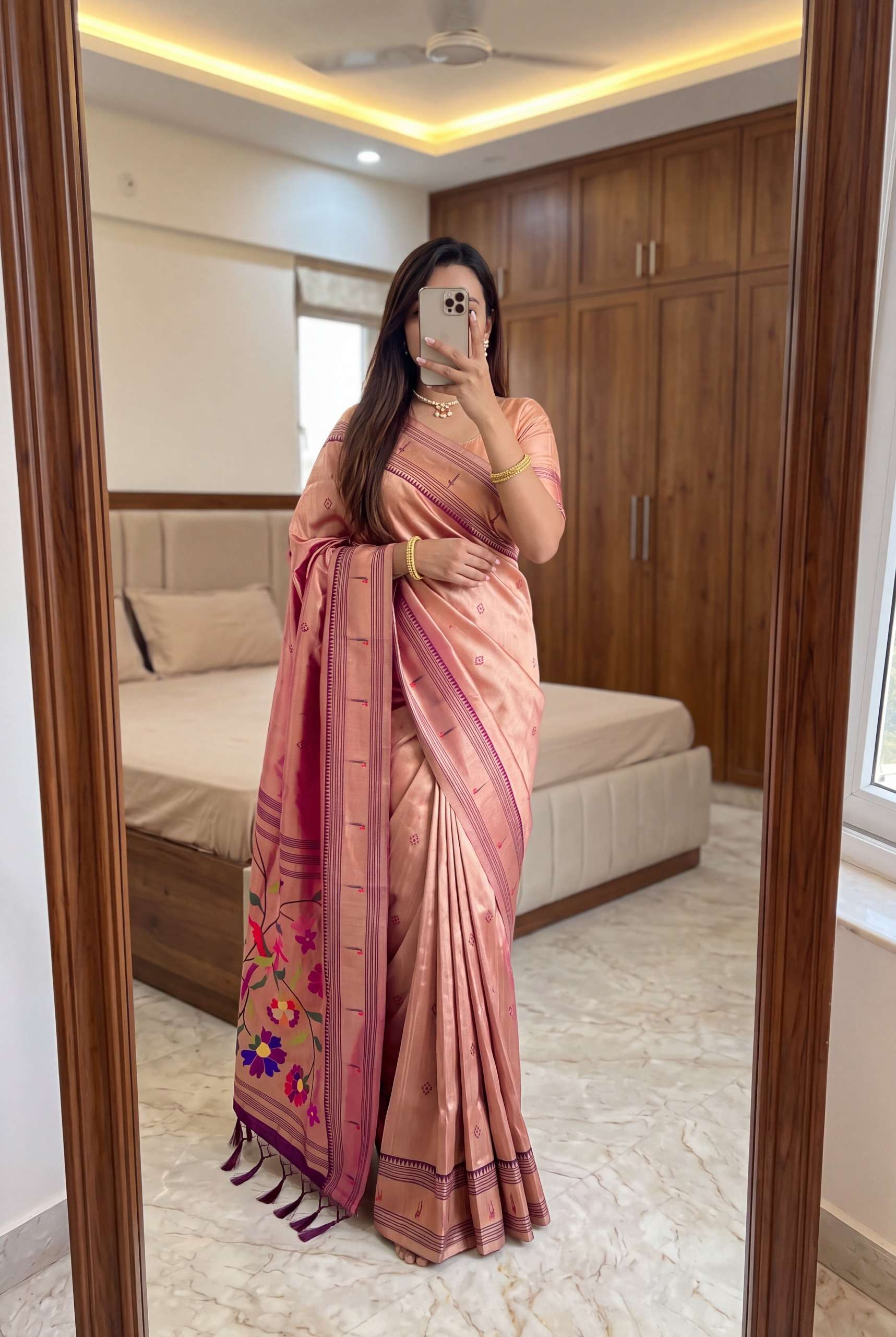  Zari Paithani vol 1 Soft Zari tissue Pathani silk fancy fabric wedding wear saree wholesale in surat 