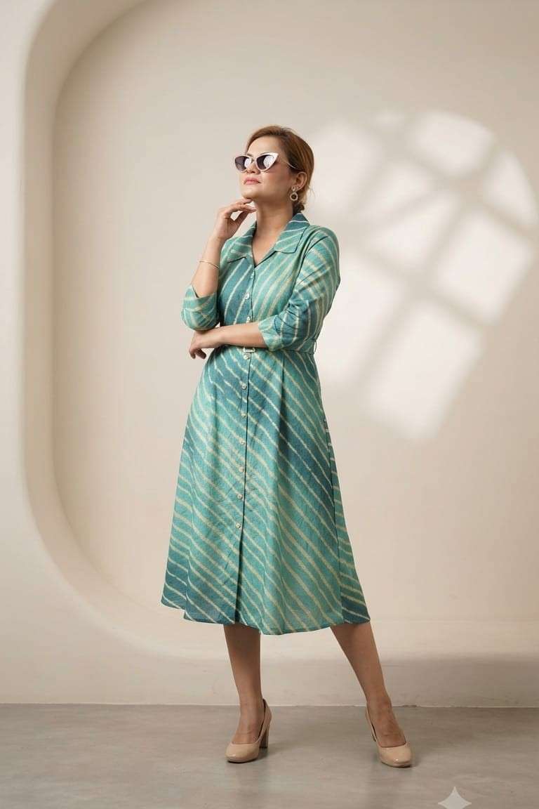 127 FANCY ONE PIECE AT RAYON GHERA KURTI FOR WOMEN SUMMER WEAR WHOLESALER