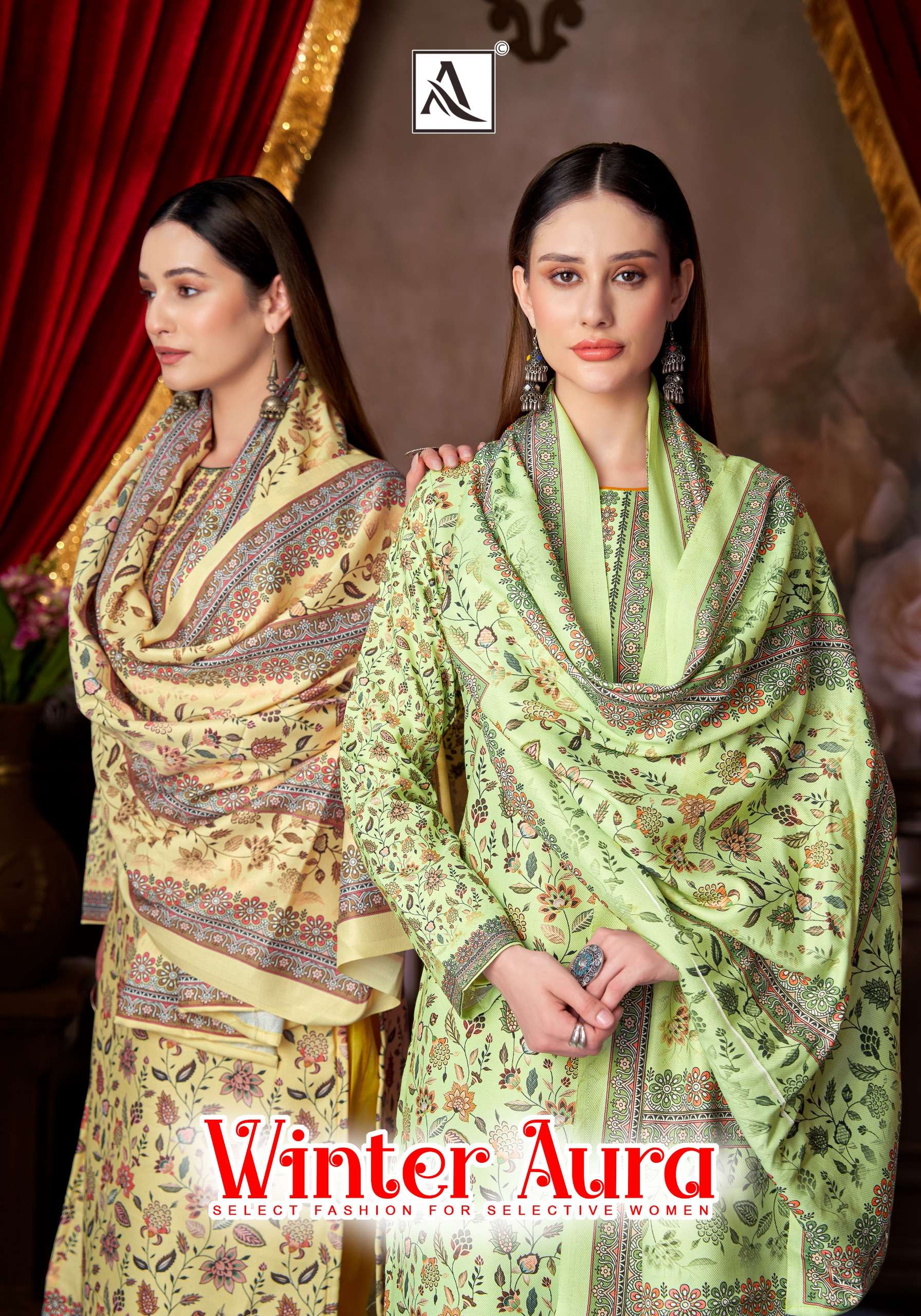 ALOK SUIT WINTER AURA VISCOSE PASHMINA DESIGNER SALWAR KAMEEZ FOR DAILY WEAR SUPPLIER