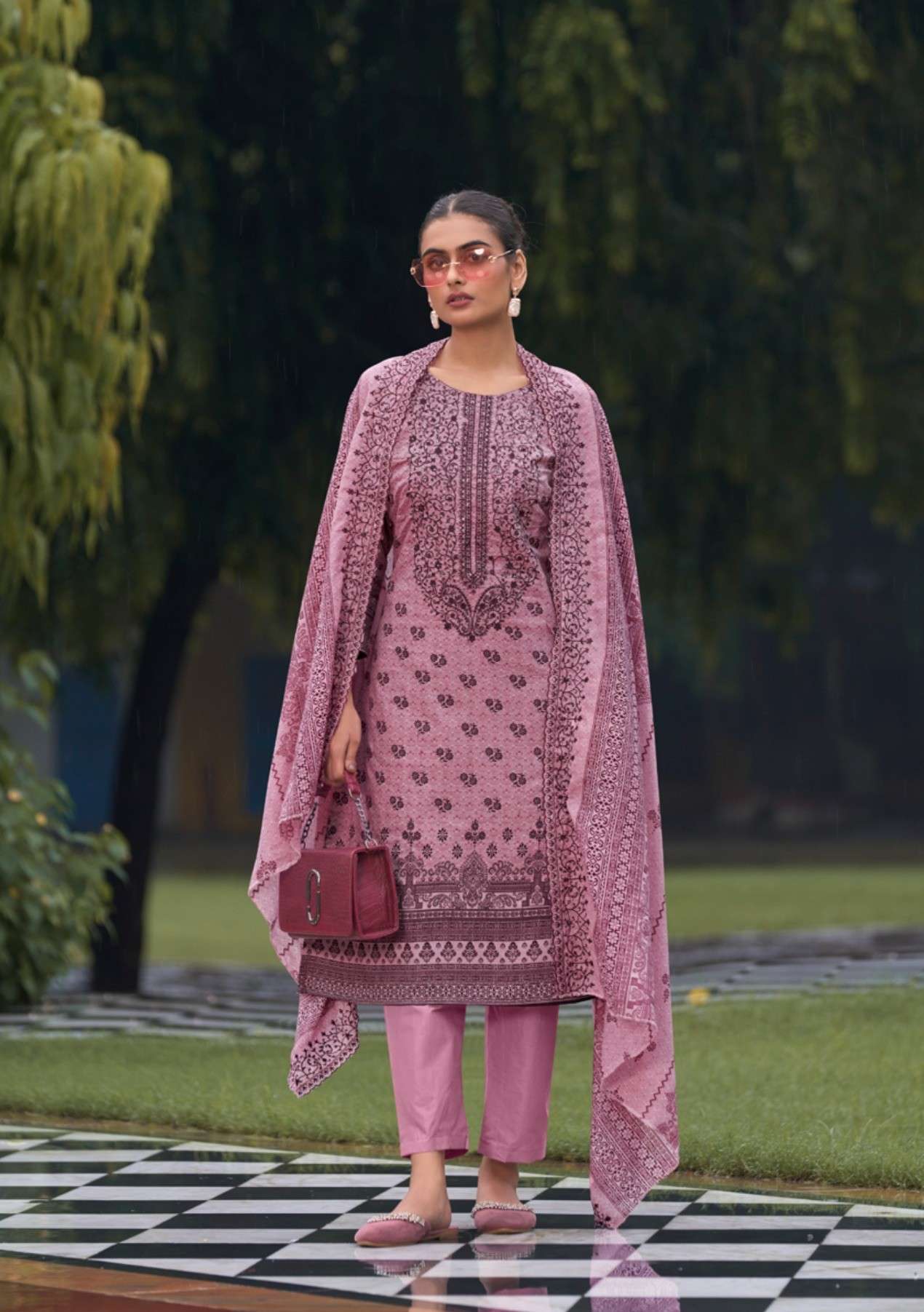 ALZOHAIB BIN SAEED VOL 1 1033 TO 1038 COTTON WITH EMBROIDERY SALWAR SUIT WHOLESALER