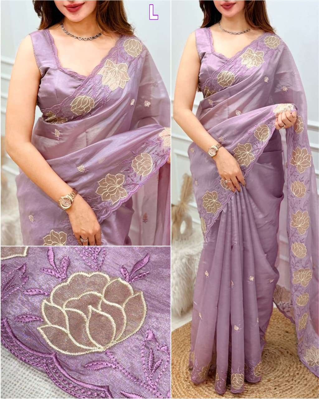 Apeksha Rasberry silk fancy fabric Festive Collection saree wholesale in surat