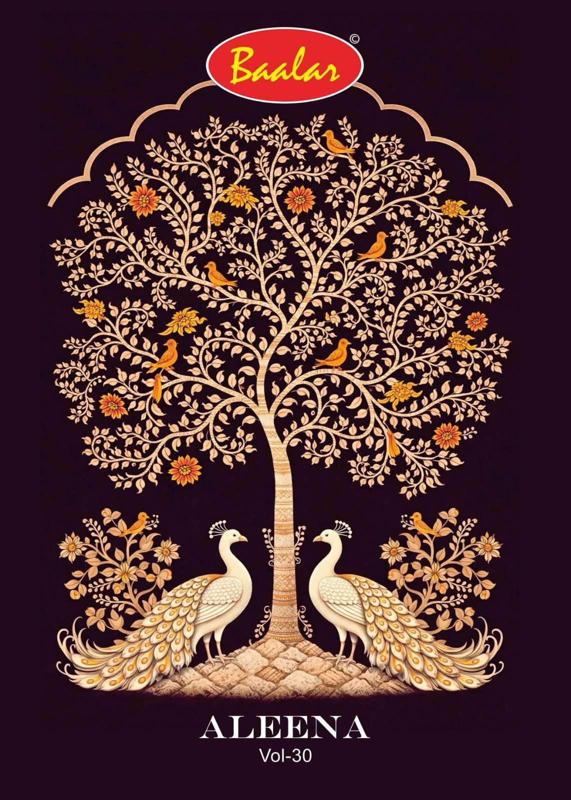 BAALAR ALEENA VOL 30 COTTON FABRIC UNSTITCH THE ANCESTRAL SHALWAR KAMEEZ COLLECTION