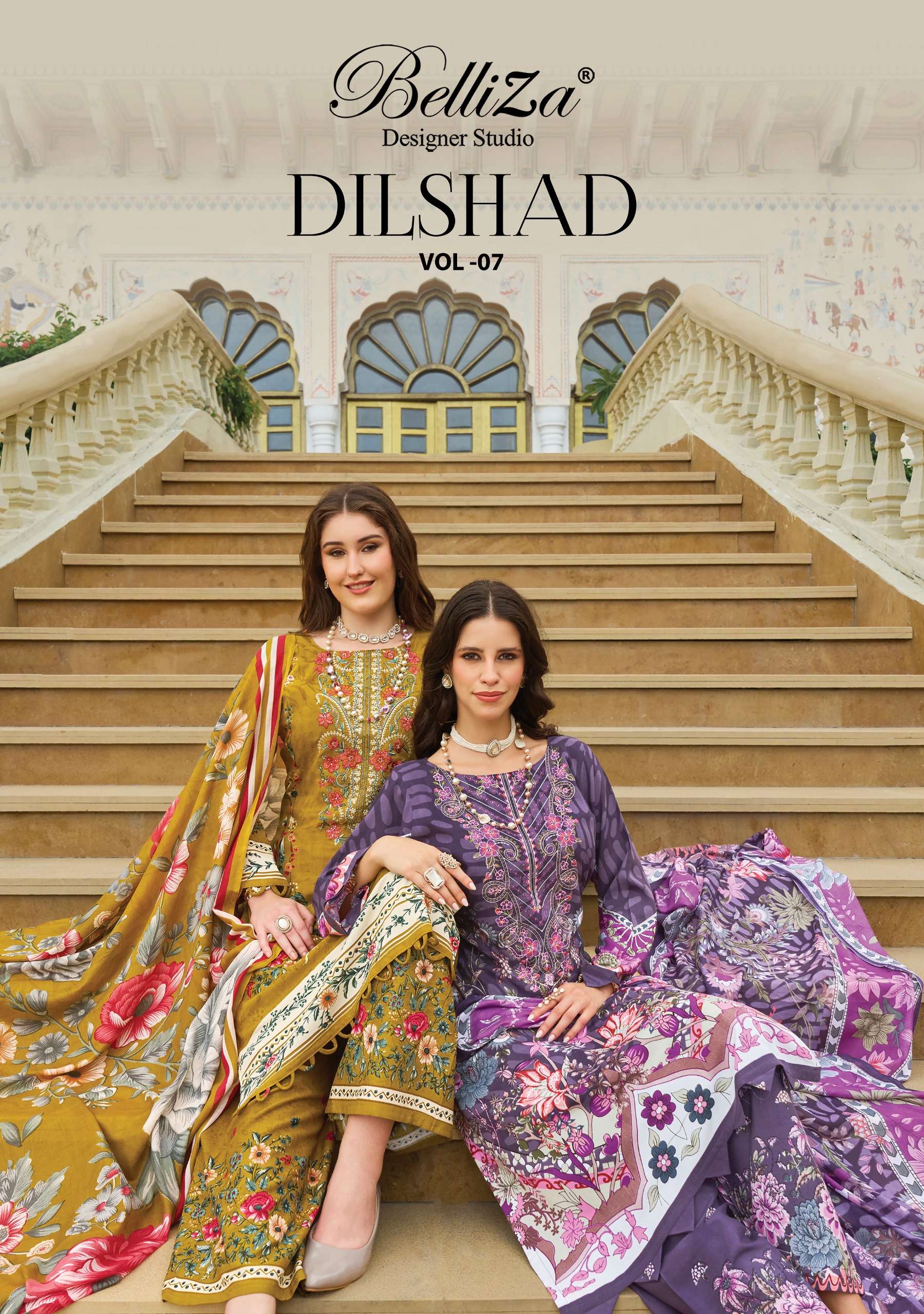 BELLIZA DESIGNER STUDIO DILSHAD VOL 7 COTTON PAKISTANI AUTHENTIC ROOTED VIBE SUPPLIER BUY