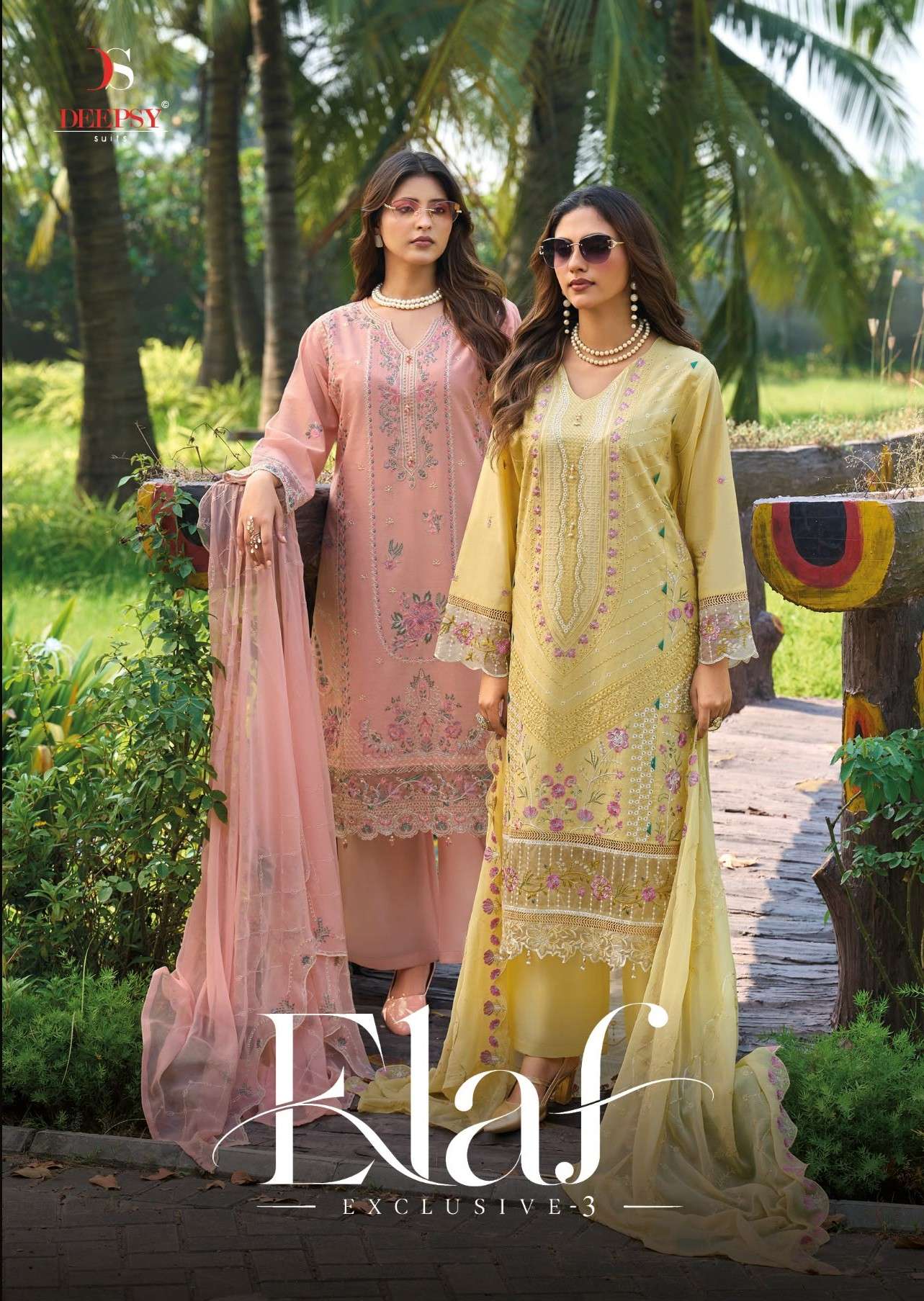 DEEPSY ELAF EXCLUSIVE VOL 3 EID TYPE FUNCTION WEAR PAKISTANI COTTON SUIT WHOLESALER USA