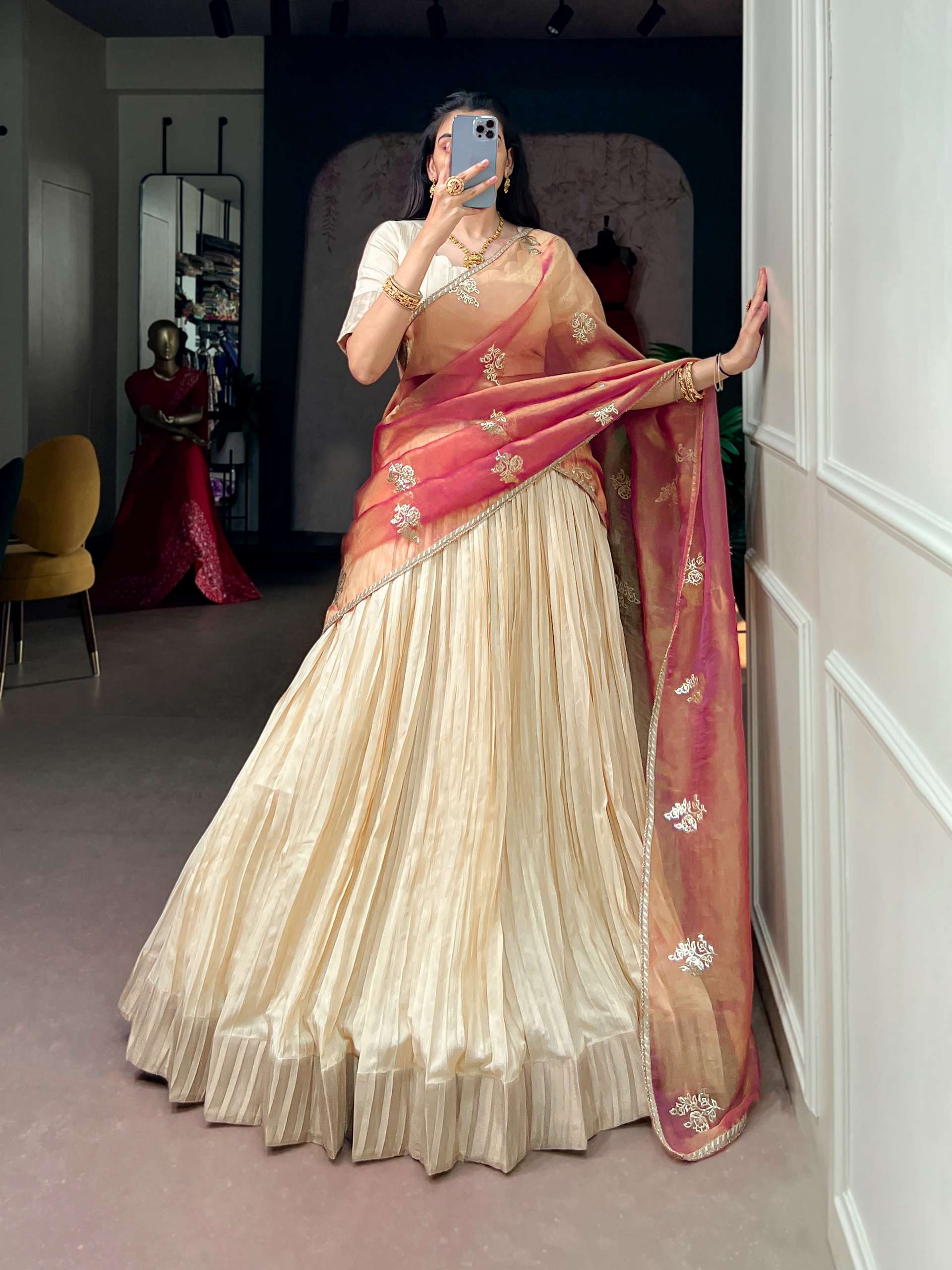 Fancy fabric Poly Kotha Tasar fancy Fabric reseller in surat 2056