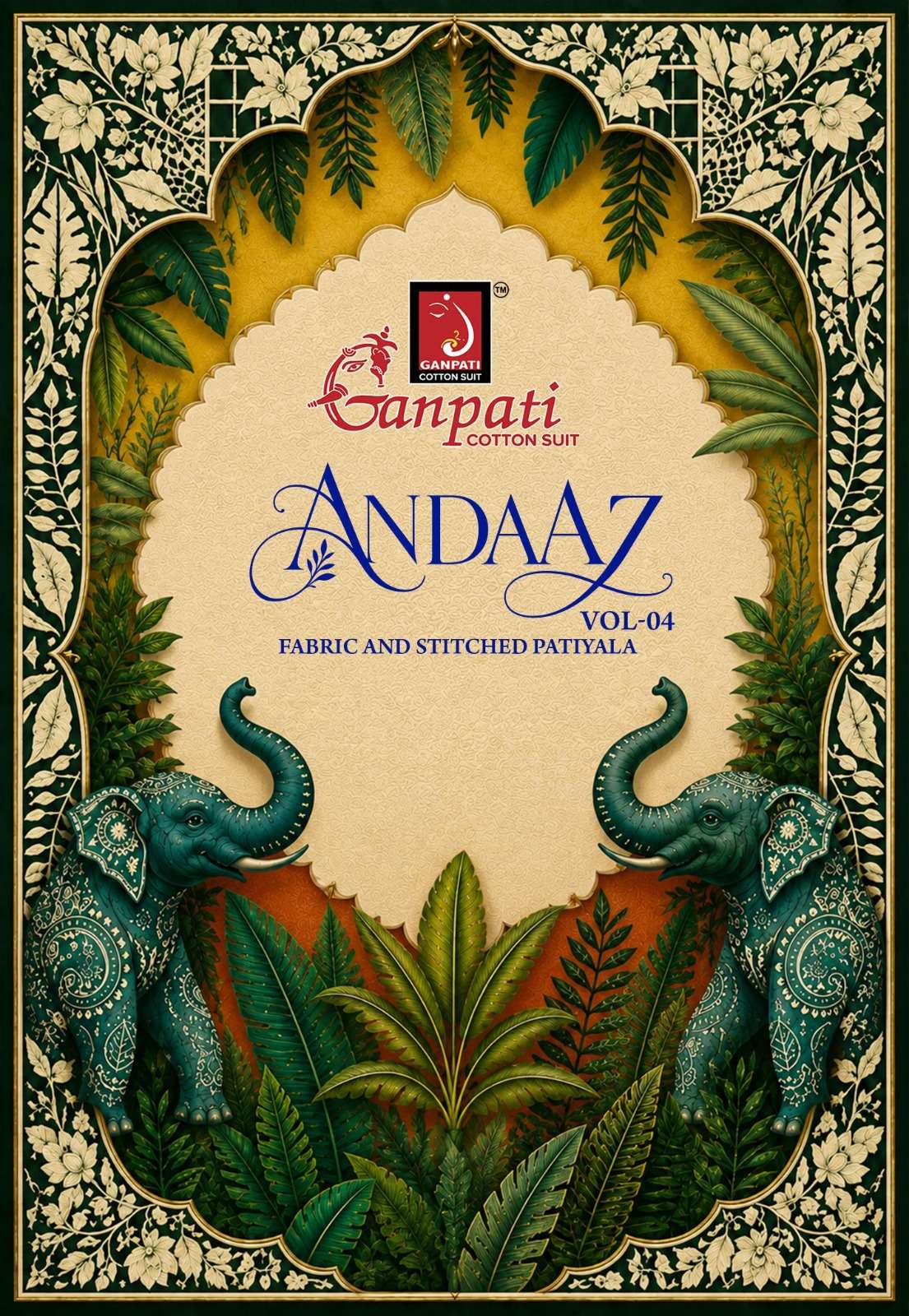 GANPATI ANDAAZ VOL 4 SUMMER TIME COTTON PATIYALA SUIT COLLECTION RETAILER