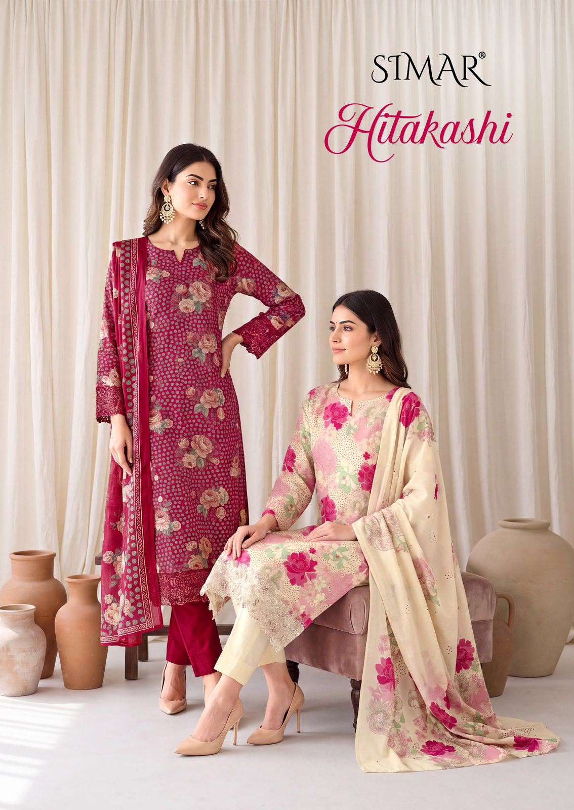 GLOSSY HITAKASHI VISCOSE DIGITAL PRINT 3 PIECE SUIT NEW CELEBRATION BUY
