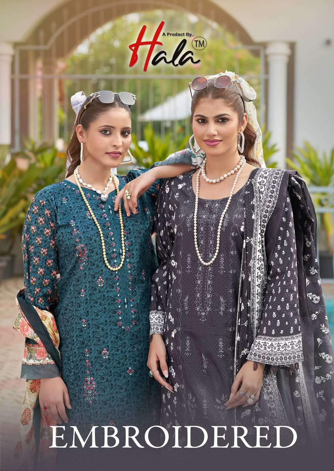 HALA LUXURY LAWN KARACHI DESIGNER SALWAR SUIT COLLECTION WHOLESALER INDIA BUY TO WORLD