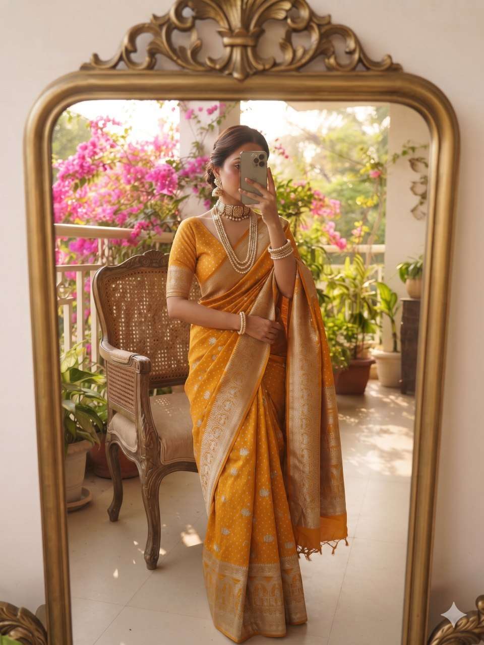 Haldi wear Yellow colour Pure viscose Satin Silk fabric Saree reseller in surat KT 220