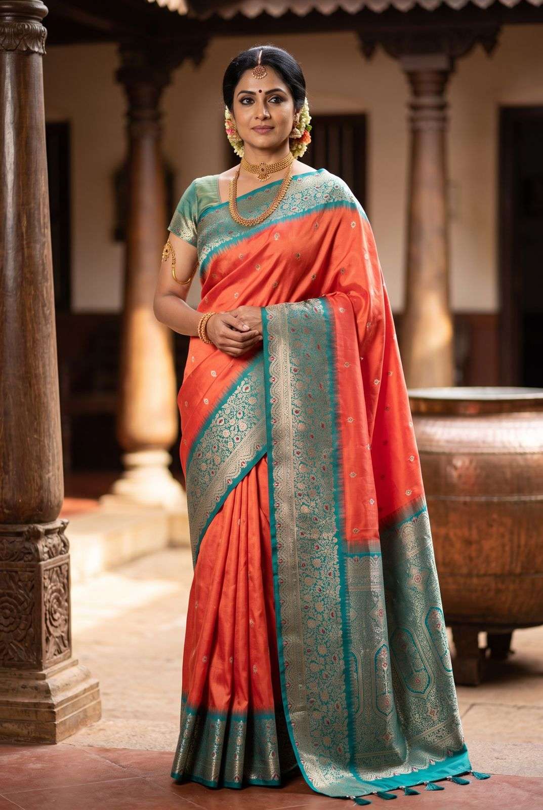  Ikkat 1 Soft And Pure banarasi silk fancy fabric saree reseller in surat
