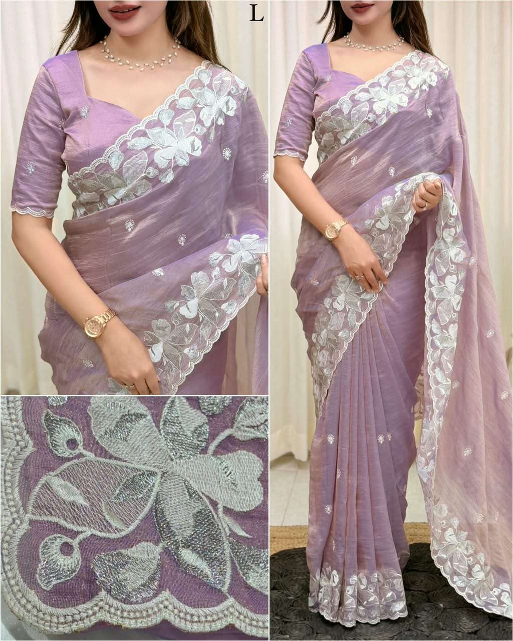 ishita Antervan silk fancy fabric reseller in surat 