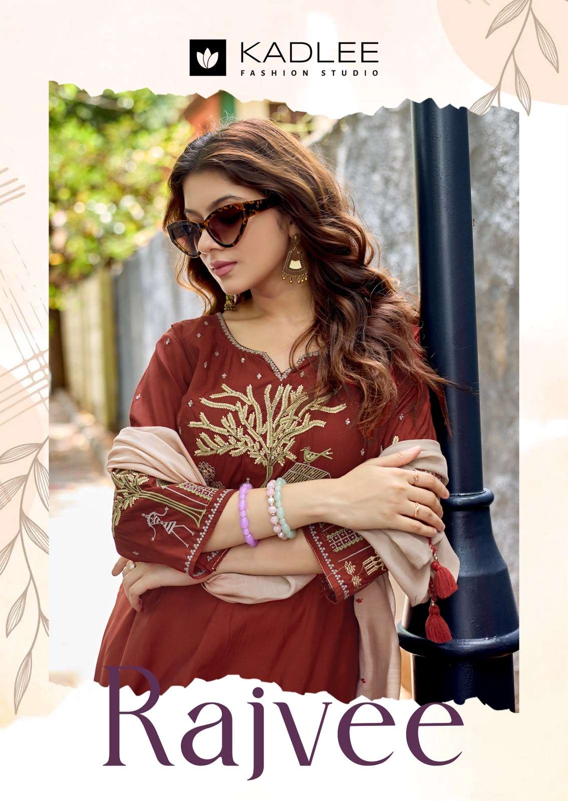 KADLEE RAJVEE SILK WITH INNER SALWAR KAMEEZ AFFORDABLE EVERYDAY STITCHED APPAREL
