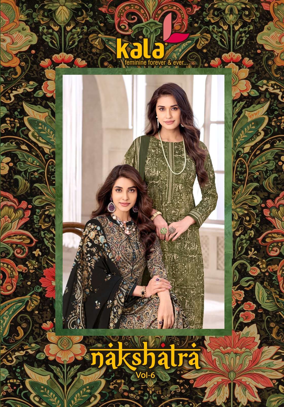 KALA NAKSHATRA VOL 6 COTTON DESIGNER MATERIAL SALWAR SUIT REGULAR INDIA CLOTH BUY US & UK