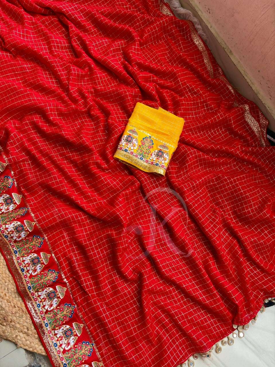 KARWACHOTH NEW VISCOSE FABRIC COLLECTION SAREE RESELLER IN SURAT 465