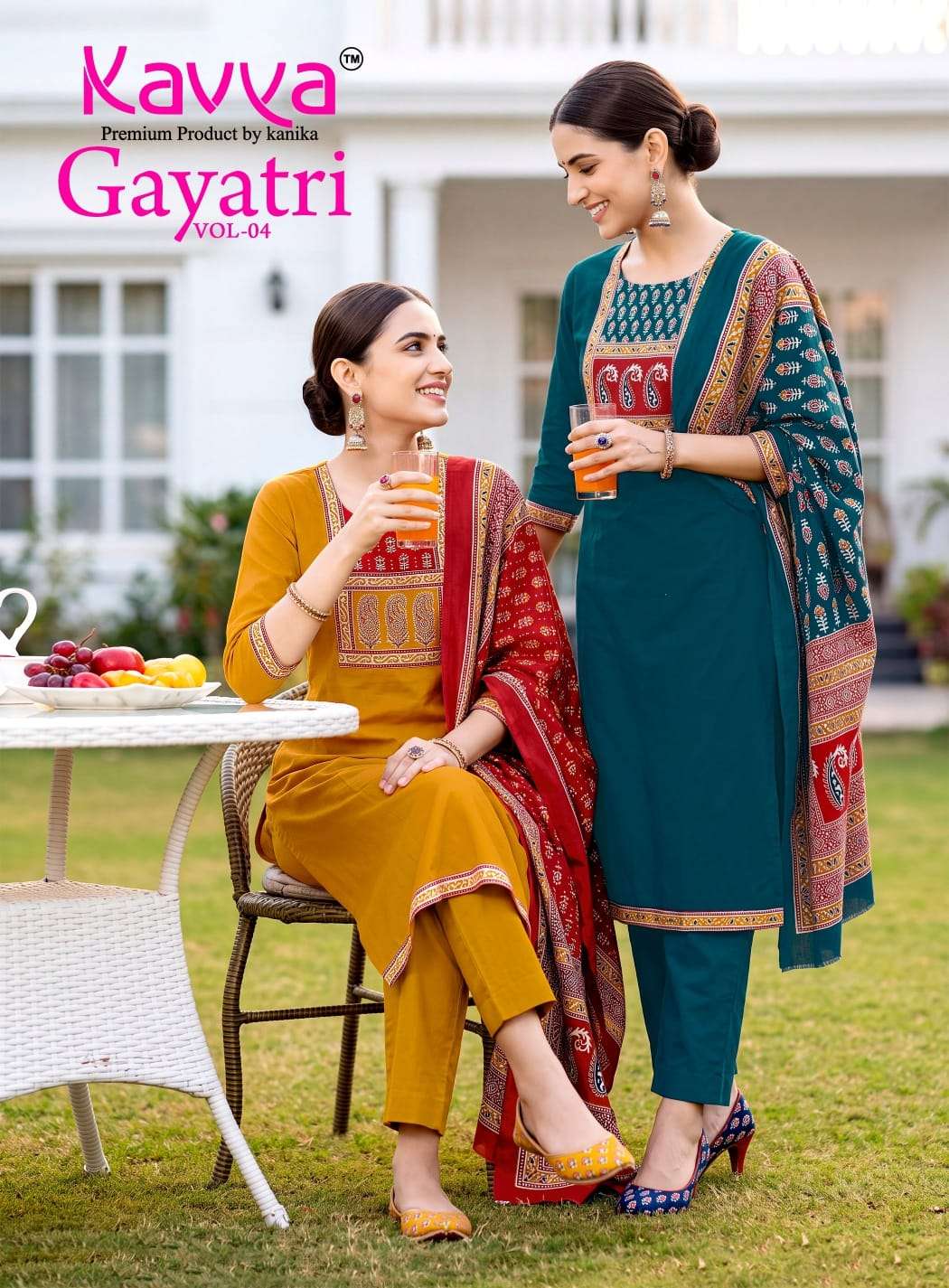 KAVYA GAYATRI VOL 4 DHABU COTTON PRINT READYMADE SHALWAR SUIT DAILY CLOTHING MARKET