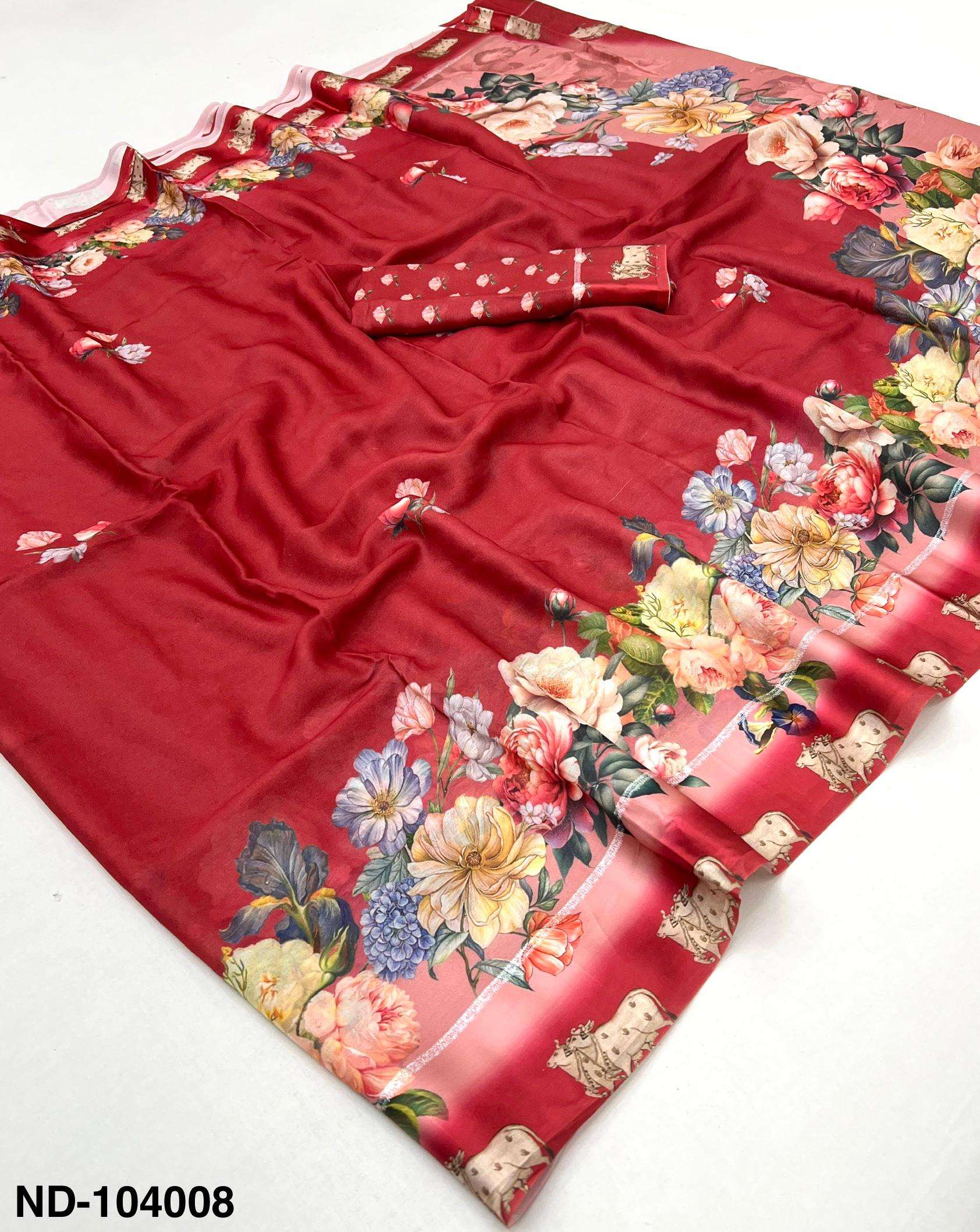 Kazari Series Nandi Soft Georgette fancy fabric saree reseller in surat