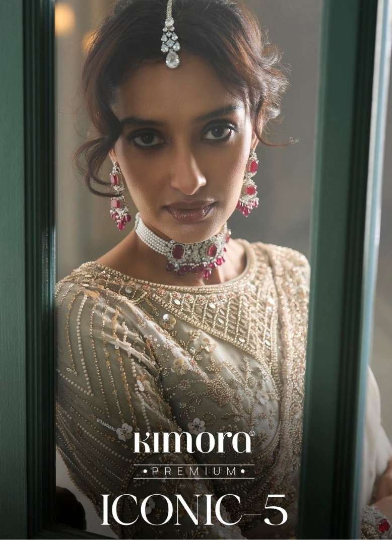  Kimora Iconic Vol 5 saree made of Premium fancy fabric saree reseller in surat