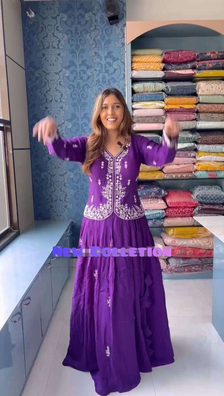  Launching festival Special wear Chinon fabric Crop Top And lehenga reseller in surat 471