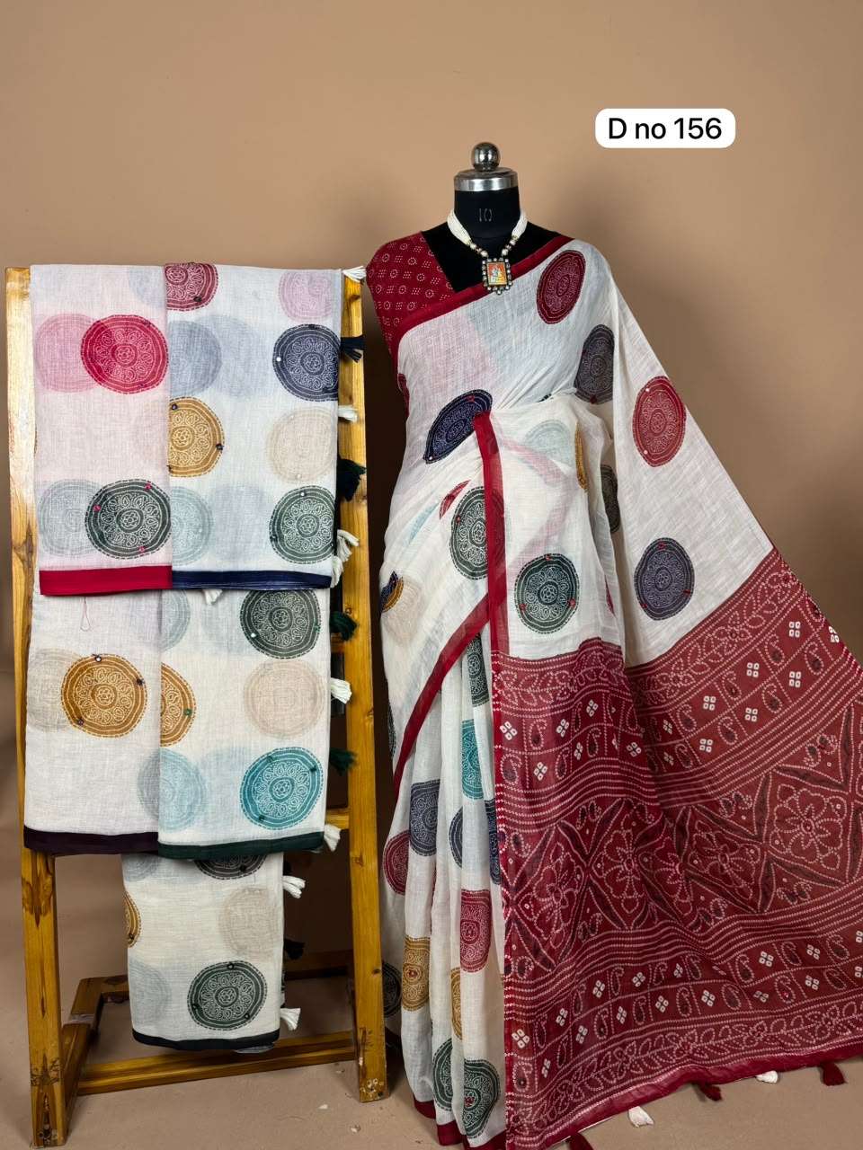 LAUNCHING NOW PURE LINEN KALAMKARI SILK FABRIC SAREE WHOLESALE IN SURAT 156 