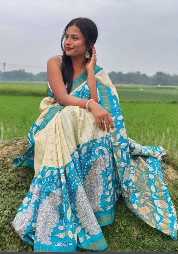 LINEN SOFT AND PURE FABRIC SAREE WHOLESALE IN SURAT MG554