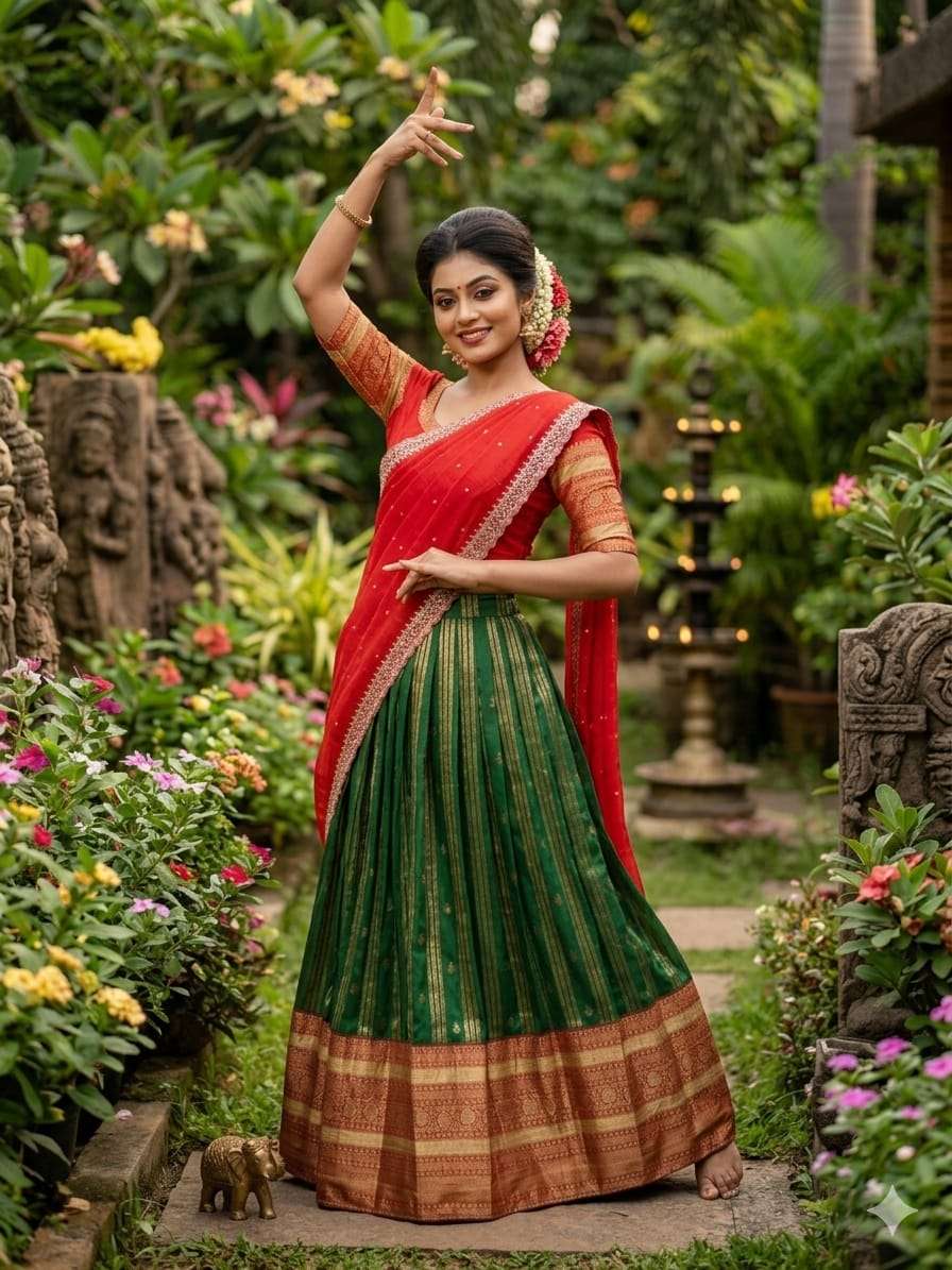 Madhubala Rangoli Silk fabric lehenga choli wholesale in surat