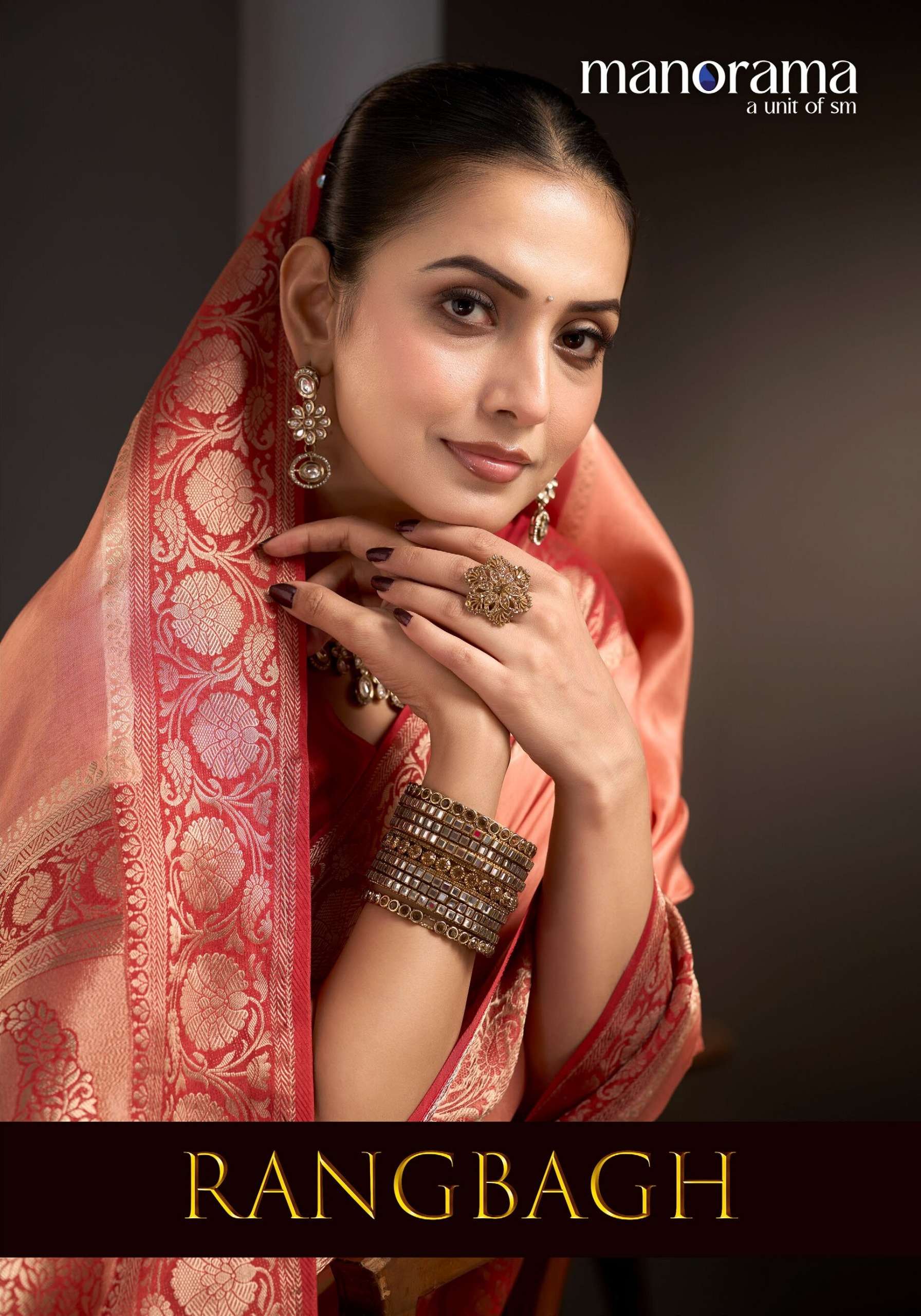 Manorama Rangbagh Premium And beautiful Viscose fabric Saree reseller in surat