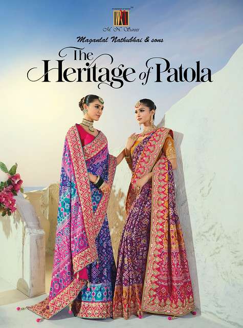 MN The Heritage Of Patola 8800 Series fancy fabric saree wholesale in surat