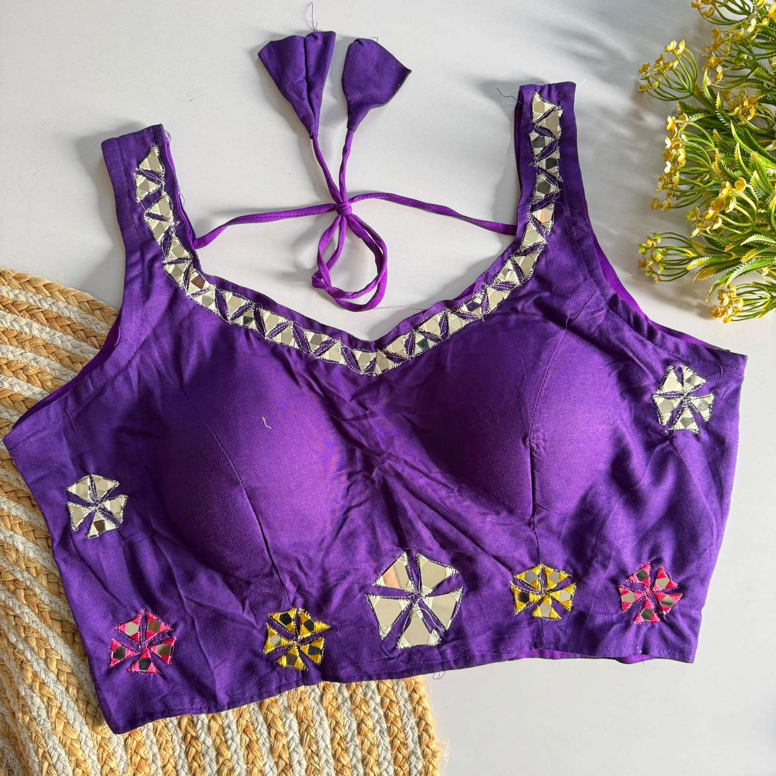 Navratri wear blouse Fancy and Heavy Cotton fabric Blouse reseller in surat