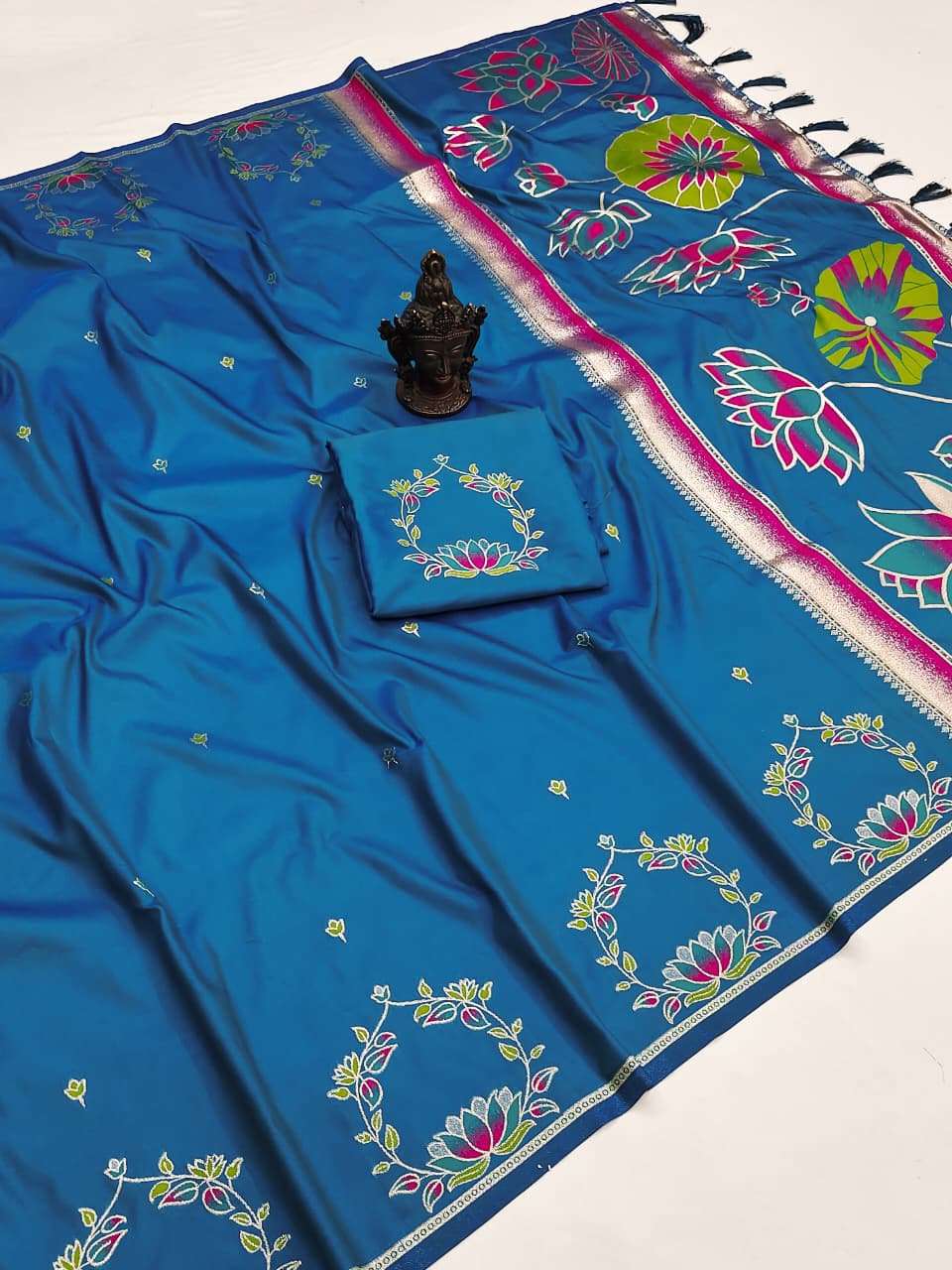 New launch Rajkamal Soft And Pure banarasi silk Fabric saree reseller in surat 