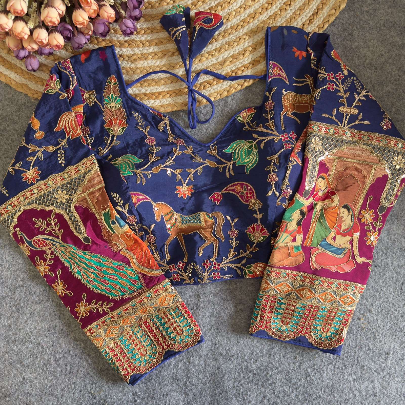 POSITION BLOUSE PURE CREPE FABRIC BLOUSE RESELLER IN SURAT