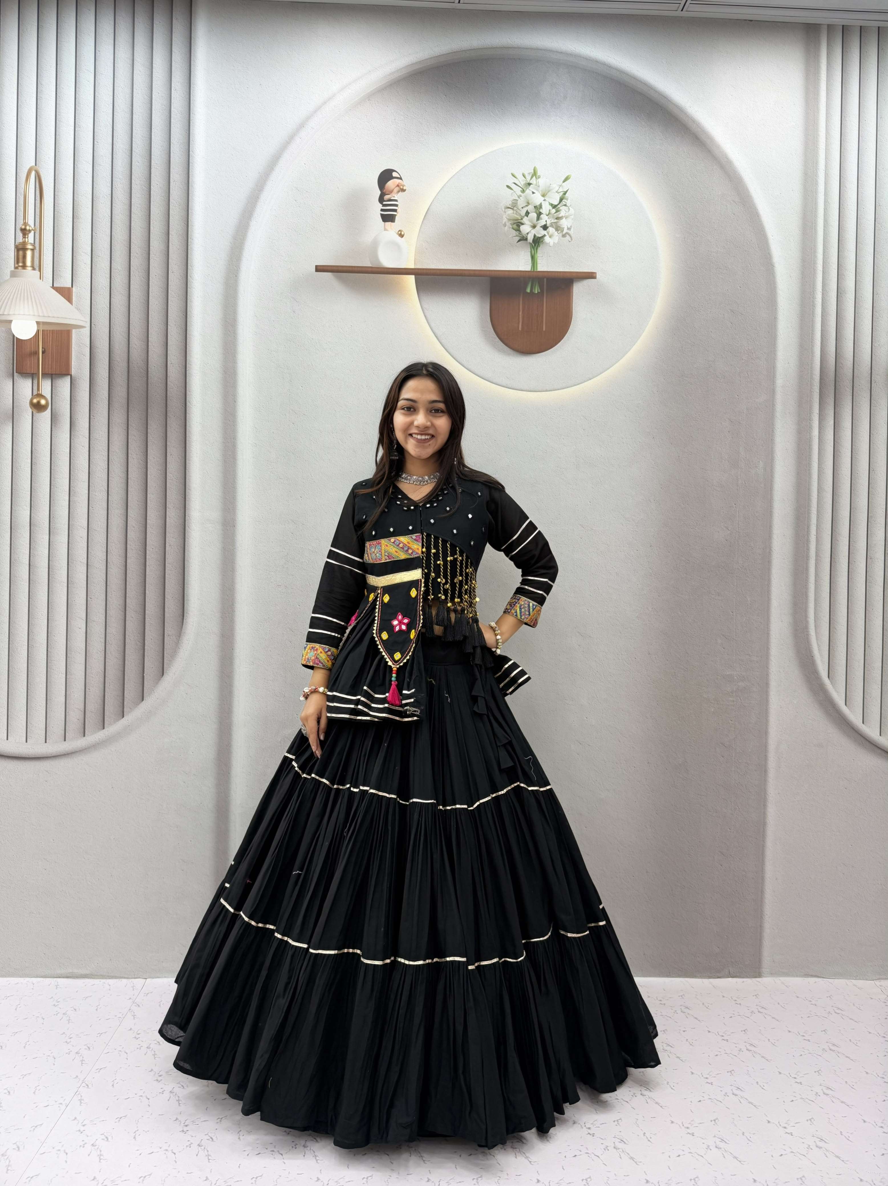 pure cotton fabric Lehenga choli reseller in surat 197 