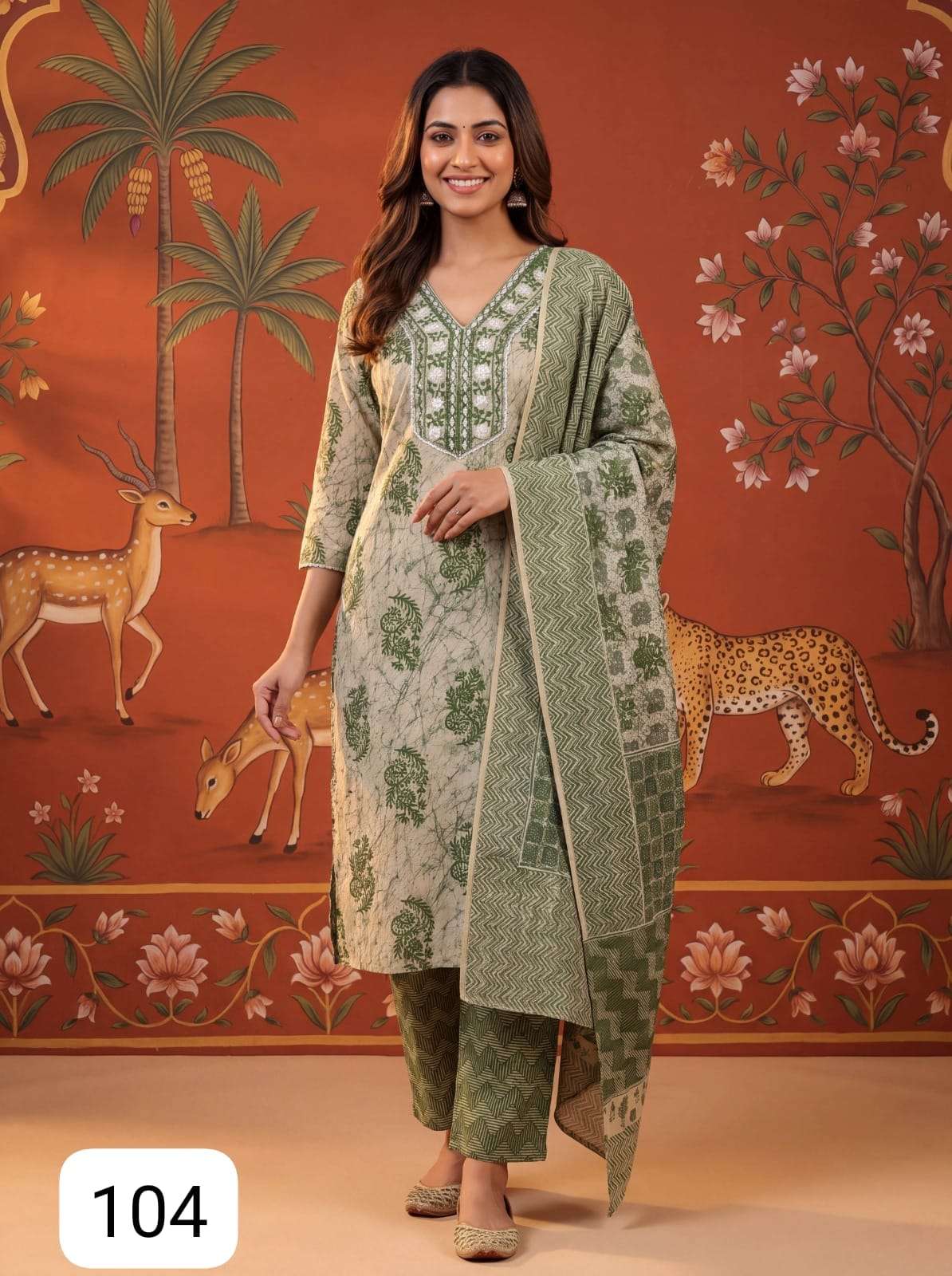 PURPLE CREATION MERIS COTTON FLOWER PRINT SALWAR SUIT WEDDING TYPE COLLECTION STORE
