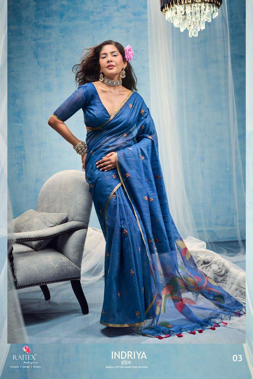 RAJTEX FABRICS INDRIYA MUNGA COTTON FABRIC SAREE RESELLER IN SURAT