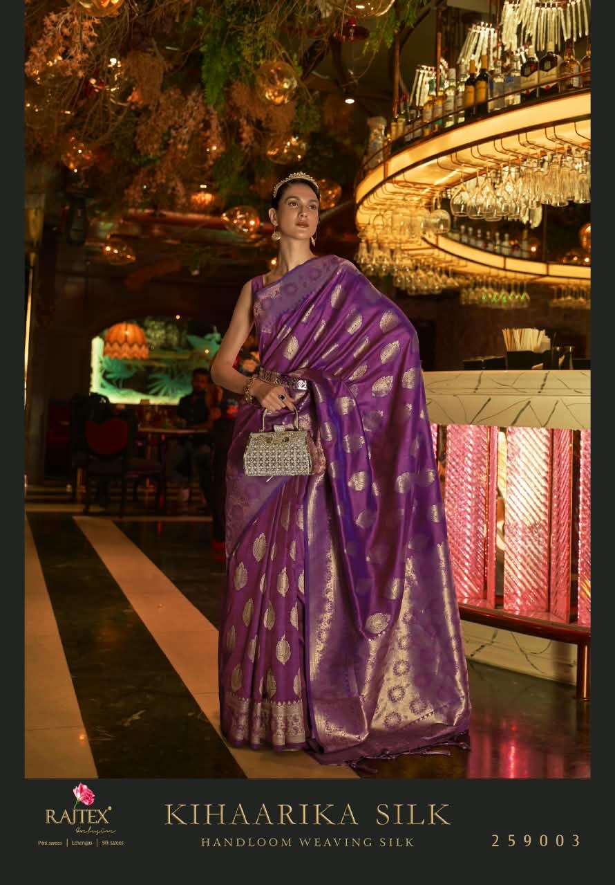 RAJTEX KIHAARIKA SILK HANDLOOM WEAVING SILK SAREE WHOLESALE IN SUART