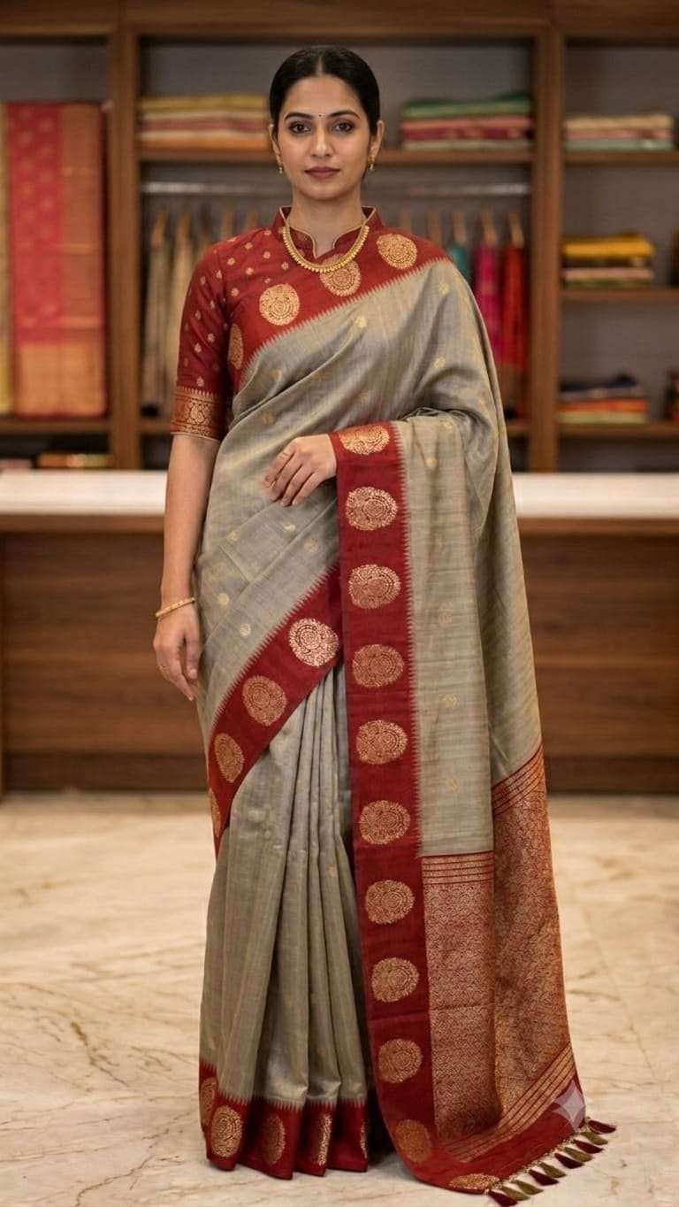 Raw Silk Fabric Elegance in Every Drape saree reseller in surat
