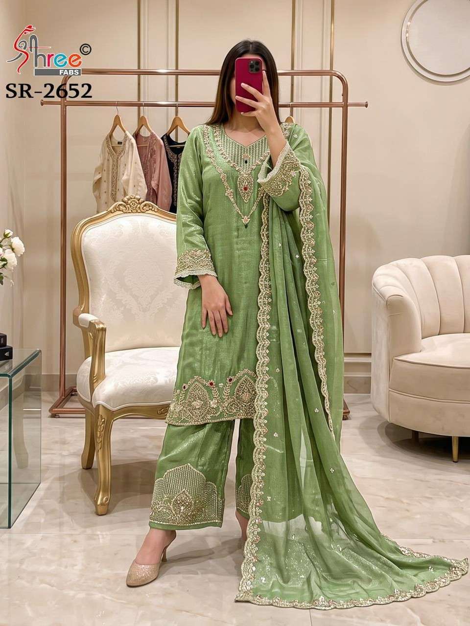 SHREE FABS 2652 MODERN MOGULS CLOTHING BEATS WORK PAKISTANI LOOK SUIT SUPPLIER