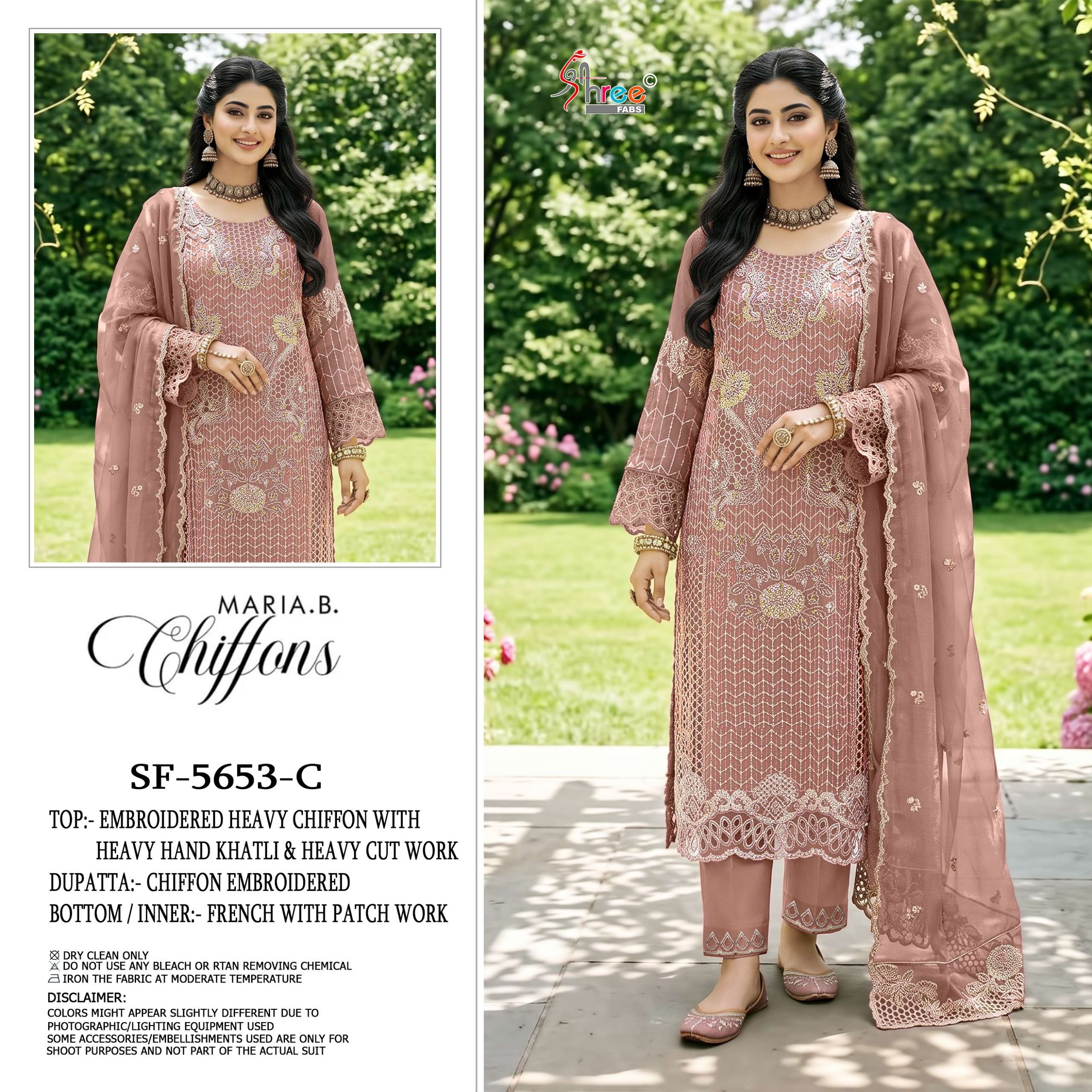 SHREE FABS SF 5653 COLOR PAKISTANI ATELIER HAND KHATL WOR SUIT FESTIVAL WEAR SHOP