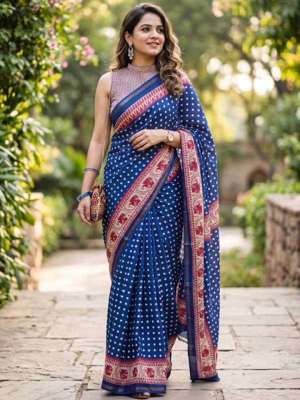 Soft Mulmul Cotton fabric saree regular wear saree wholesale in surat