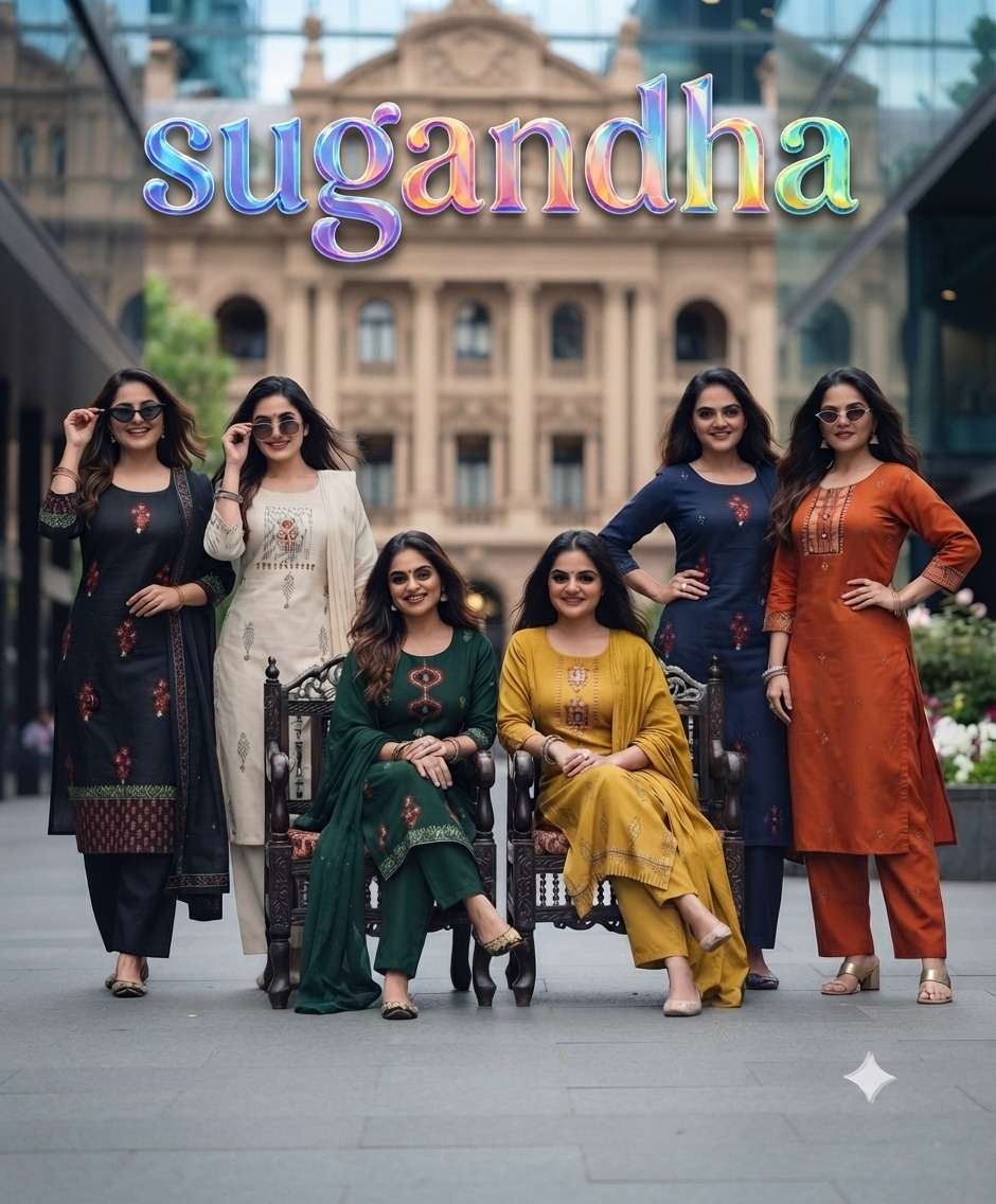 SUGANDHA BRANDED READY TO WEAR DESIGNER SUIT FOR LADIES ARCHIVE STORE