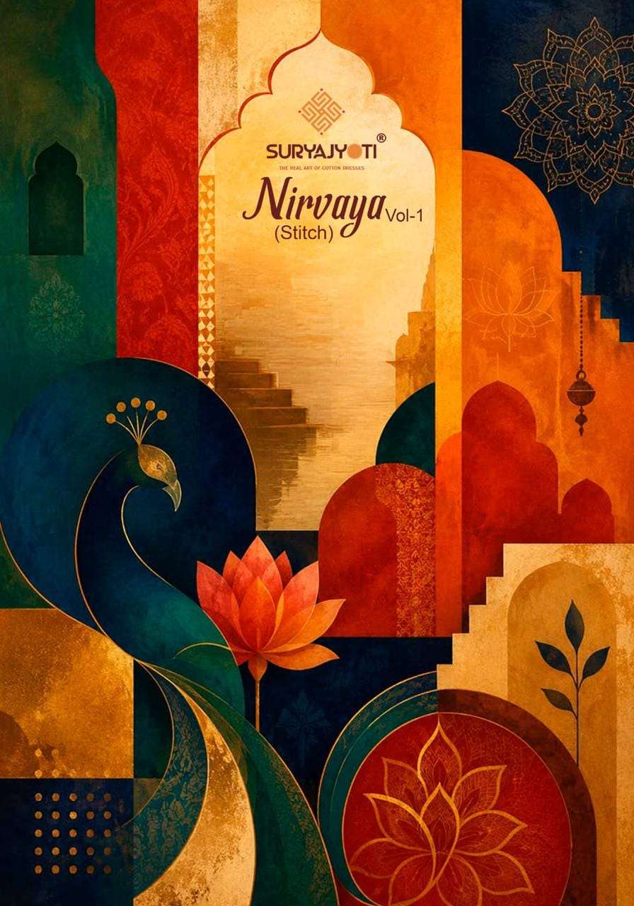 SURYAJYOTI NIRVAYA VOL 1 READYMADE RAYON TWO TONE PRINT SUIT WHOLESALER INDIA WORLD