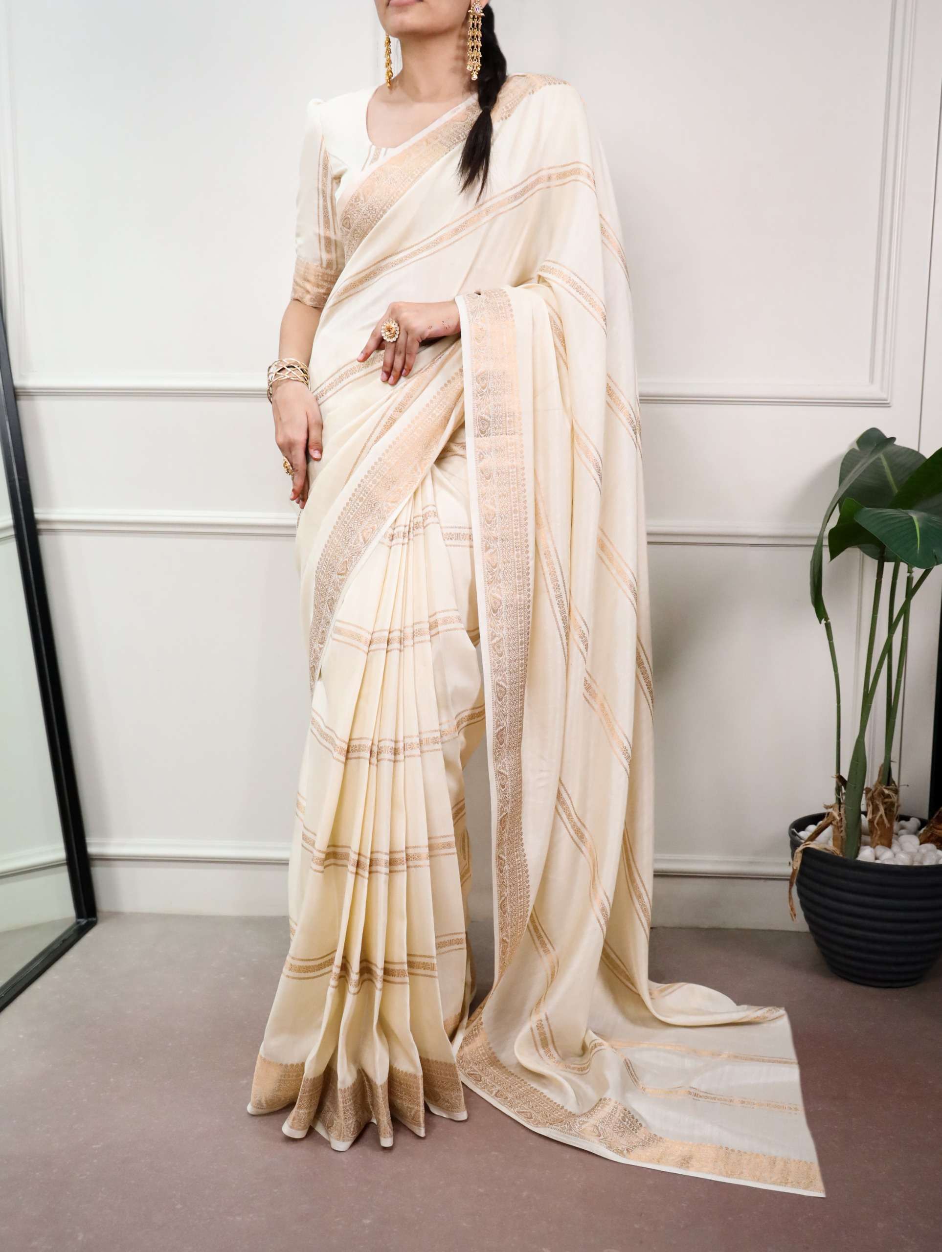 Timeless elegance and soft Dola Silk fabric saree wholesale in surat 
