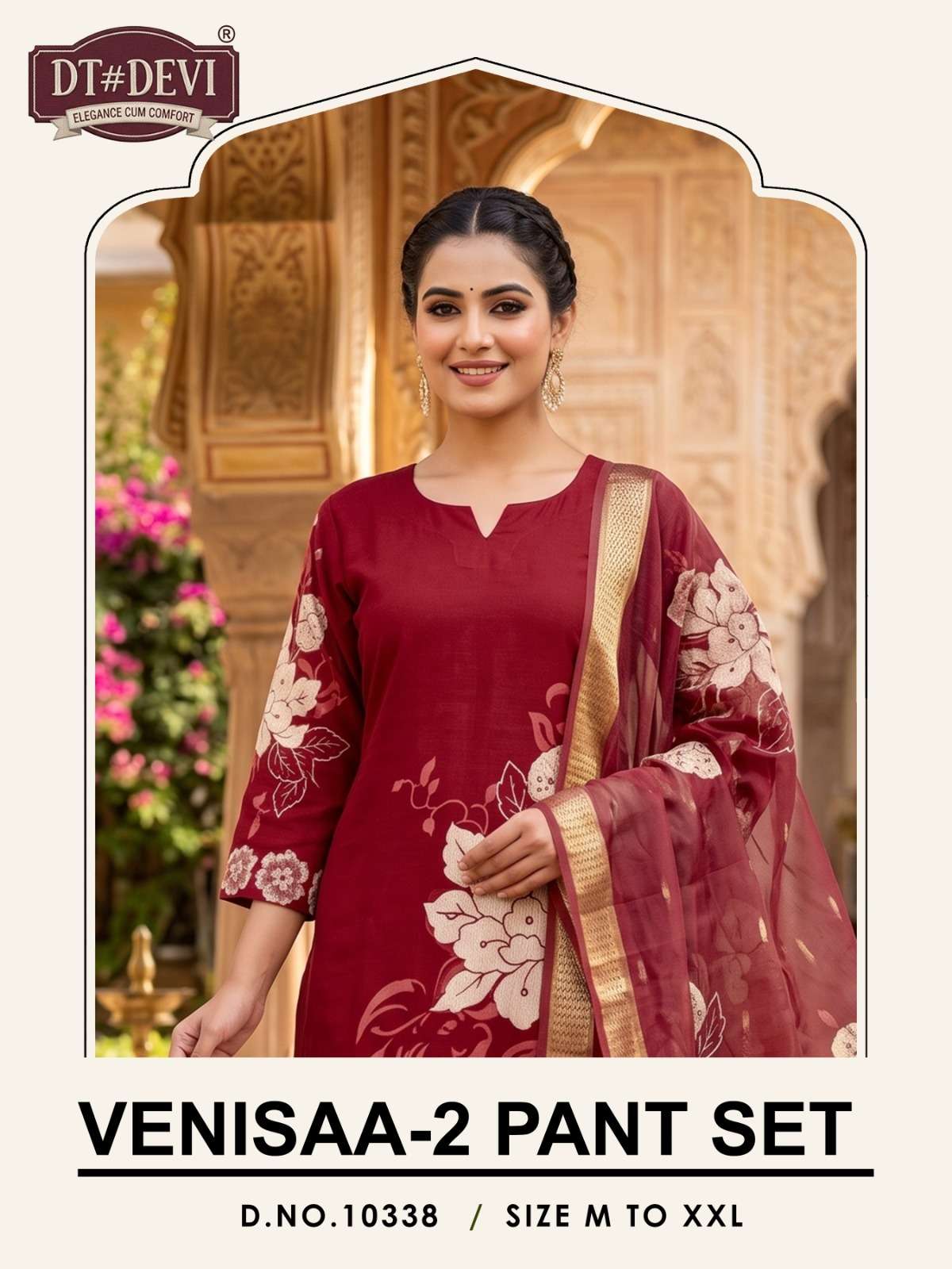 VENISAA VOL 2 PANT SET 10338 BERLIN SILK SALWAR SUIT FOR STITCHED FESTIVE COLLECTION
