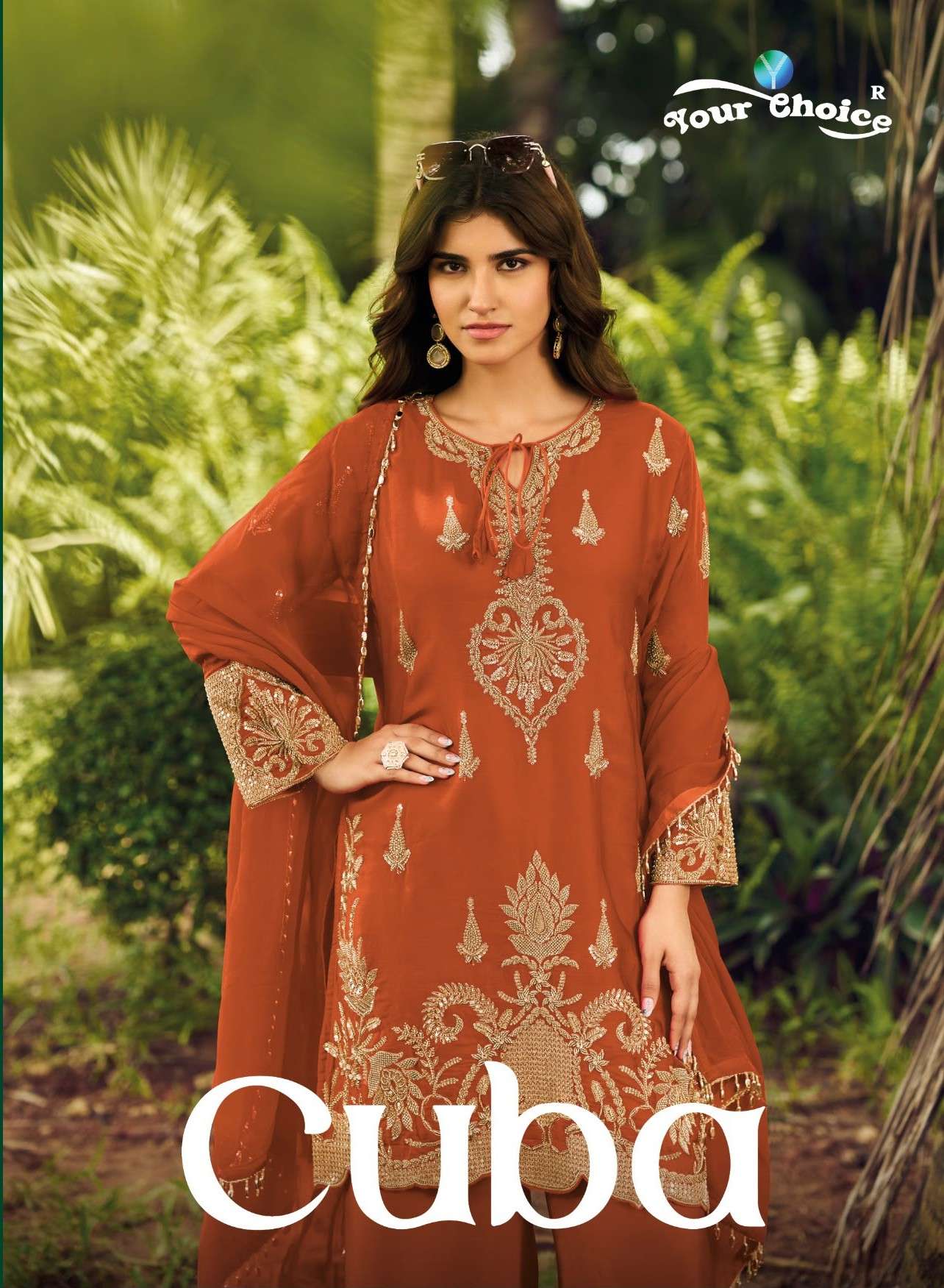 YOUR CHOICE CUBA CHINON & BEATS WORK PALAZZO SUIT SHADI WEAR COMPILATION
