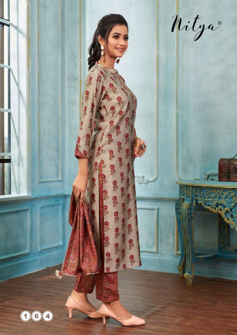 Lt Nitya Samaira Fancy Fabric Designer Long Kurti textileexport