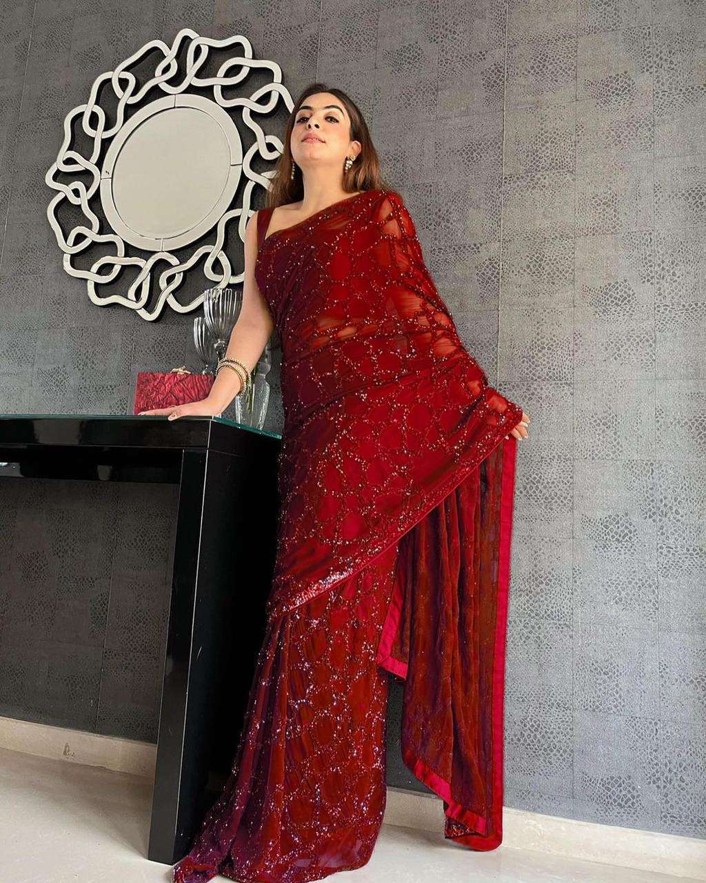 Discover 160+ full sequence work saree latest