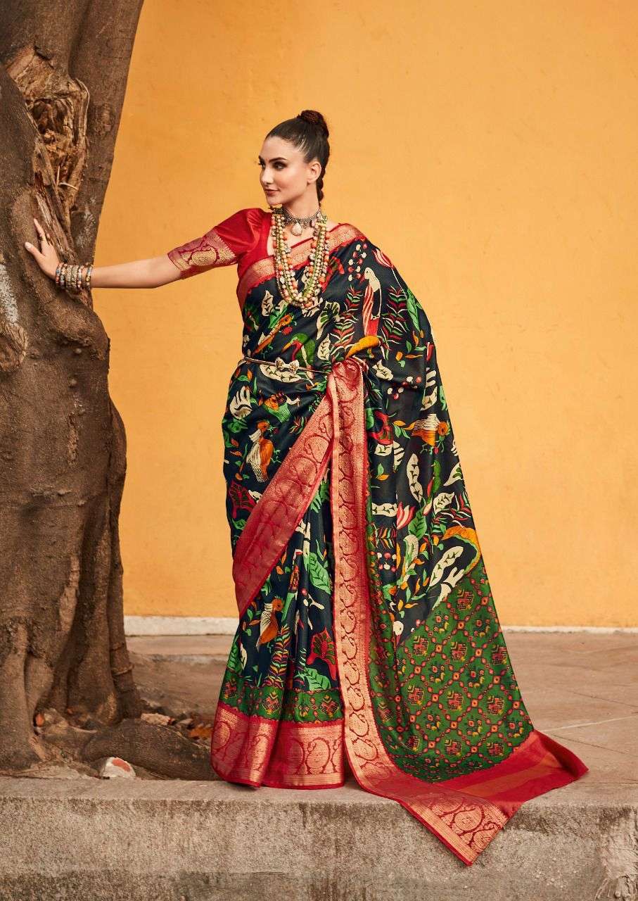 MUGDHA BY SANGAM PRINTS 5001 TO 5006 SERIES ORGANZA SAREES, 43% OFF