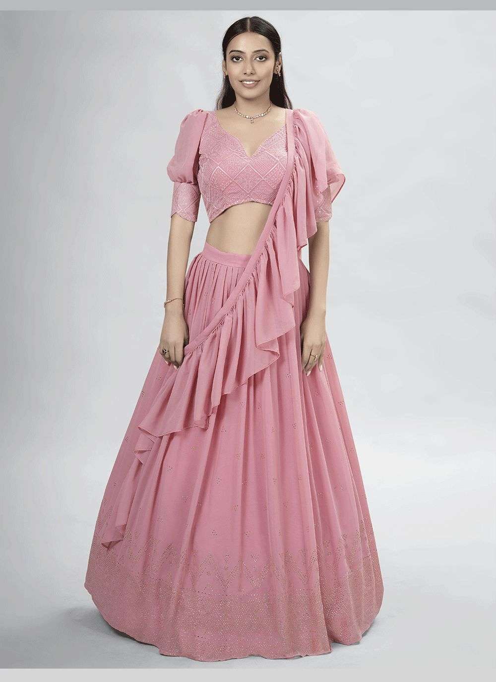 CHOLI LEHNGA 2023 | Lehenga designs simple, Fashion, Haldi outfits-gemektower.com.vn