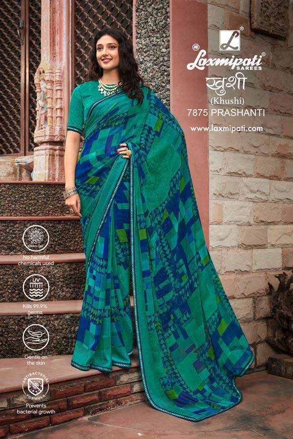 Kikoi Silk Saree by Laxmipati saree at Rs.11880/Catalogue in surat offer by  Laxmipati Sarees